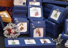 Swarovski Crystal Christmas Ornaments