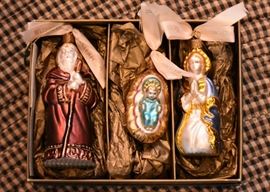 Waterford Holiday Heirlooms Mercury Glass Christmas Ornaments