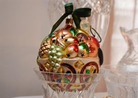 Waterford Holiday Heirlooms Mercury Glass Christmas Ornaments