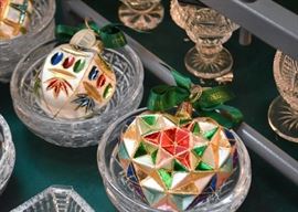 Waterford Holiday Heirlooms Mercury Glass Christmas Ornaments