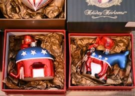 Waterford Holiday Heirlooms Mercury Glass Ornaments