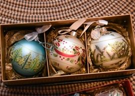 Waterford Holiday Heirlooms Mercury Glass Ornaments