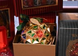 Waterford Holiday Heirlooms Mercury Glass Ornaments