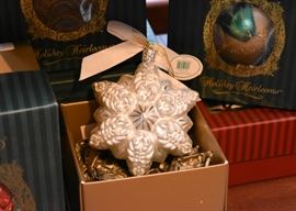 Waterford Holiday Heirlooms Mercury Glass Ornaments