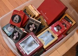 And 2 Tubs Full of More Waterford Christmas Ornaments
