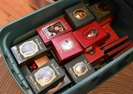 And 2 Tubs Full of More Waterford Christmas Ornaments