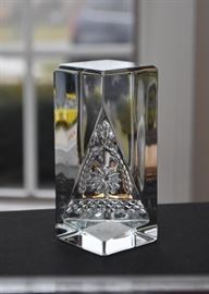 Waterford Crystal Times Square Collection Paperweight