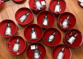 Waterford Crystal "12 Days of Christmas" Limited Edition Bell Ornaments