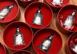 Waterford Crystal "12 Days of Christmas" Limited Edition Bell Ornaments