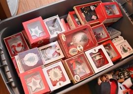 And a Tub Full of Spode Christmas Ornaments