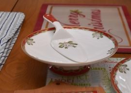 Waterford Christmas Pedestal Dish & Server