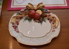 Fitz and Floyd Christmas Dish