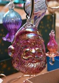 Glass Eye Studio Art Glass Christmas Ornaments