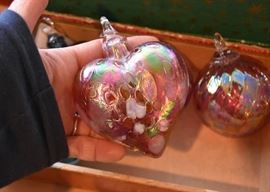 Glass Eye Studio Art Glass Christmas Ornaments