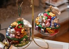 Mercury Glass Christmas Ornaments