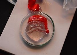 Kosta Boda Santa Claus Christmas Ornament
