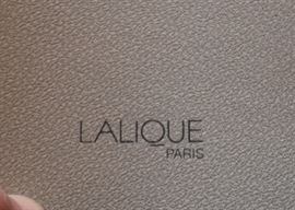 Lalique Red Snowflake Christmas Ornament