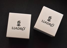 Lladro Jewelry (Teddy Bear with Heart Necklace & Bear Paw Earrings)