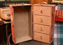 Vintage Doll Clothes Truck with Clothes Inside