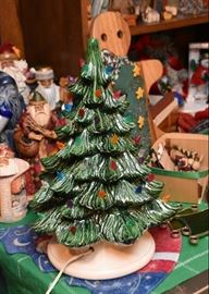 Ceramic Light Up Christmas Tree