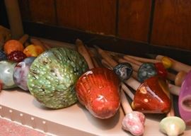 Shroomyz by J.J. Potts Mushroom Garden Stakes