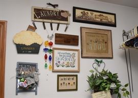 Wall Hangings, Framed Embroidery