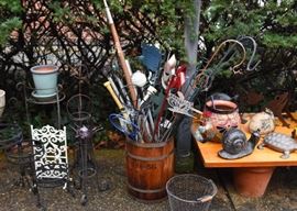Garden Decor & Accessories (Plant Stands, Stakes, Pots, Statues, Etc.)