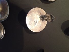 Sterling clip on earrings