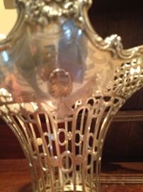 1911 Gorham Sterling silver Vase basket Trophy