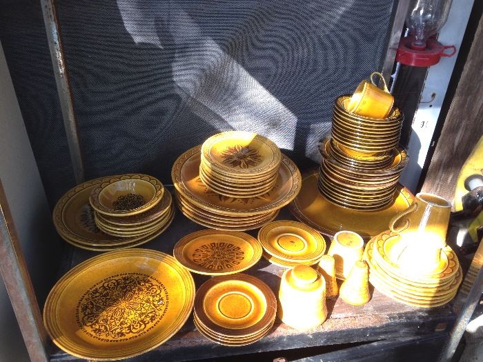 Yellow Dish Set.  4 Patterns.  $45.00 All