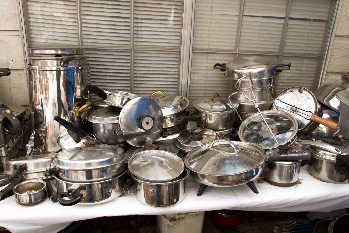 SOooo Many Pots and Pans Available For All Your Cooking Needs and Holiday Gatherings.