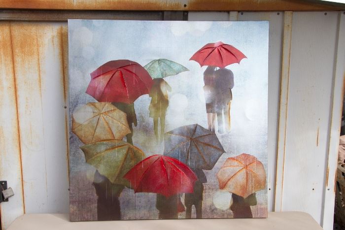 Spectacular Art!  Let's Hope It Doesn't Rain During Our Sale!