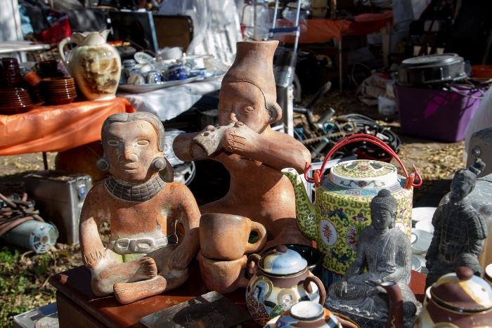 Terra-Cotta Statues: SOLD