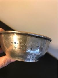 1913 Sterling Bowl