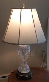 Cut Glass Table Lamp