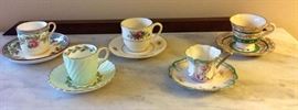 Demitasse Cups and Saucers