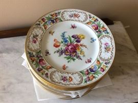 Empress Dresden Flowers Signed