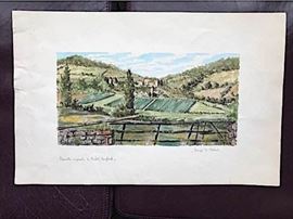 Michael Bouffard Watercolor French