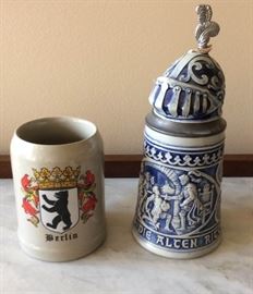 West German Beer Steins