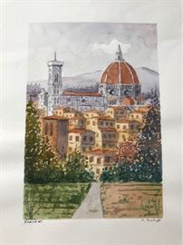 Y Mustafa Watercolor