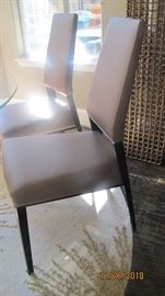 Chairs for Glass Top Table from Cantoni (sold as set with table)