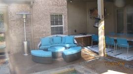 Day Bed with cover from Frontgate, Outdoor Heater