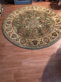 Circular rug from India