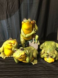 Frog decor set