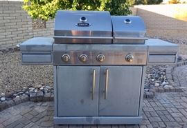 BBQTek Stainless 3-Burner Grill w/ Infrared Burner