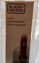 NIB Black and Decker Stick Vacuum