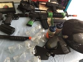 Air Soft stuff.