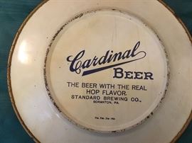 Reverse of the beer plate.