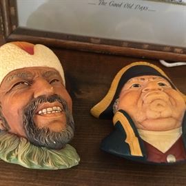 More Bossons heads: a Saracen and Mr. Bumble.