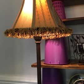 Pair of buffet lamps.